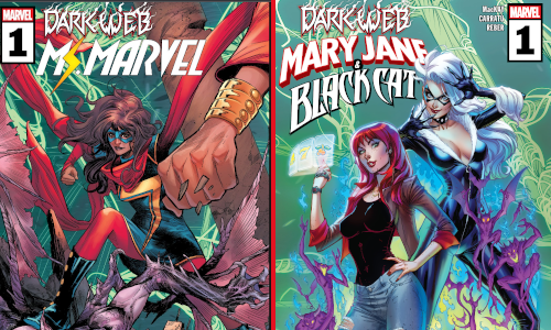 Double Feature Review (Dark Web – Mary Jane & Black Cat 01 / Dark Web – Ms. Marvel 01)