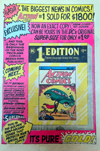 Action Comics No. 01 Reprint - 1974