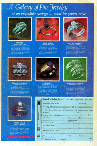 Jewelry Ad 1975