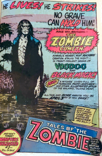 Tales Of The Zombie 1973