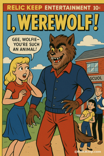 I Werewolf AI Comic Cover