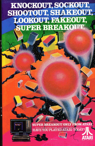 Atari 2600 Haunted Super Breakout -1982