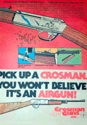 Crosman Model 788 BB Gun - 1977