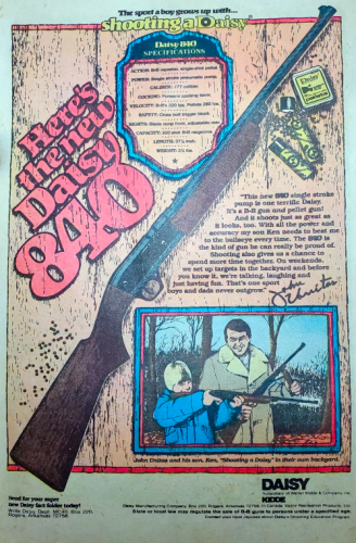 Daisy Model 840 BB Gun - 1977