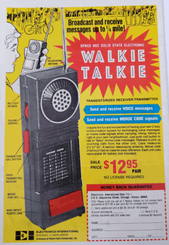 EI Walkie Talkies - 1973