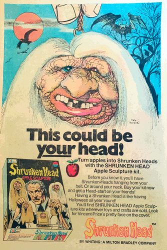 Milton Bradley Toys - Shrunken Head Maker - 1976