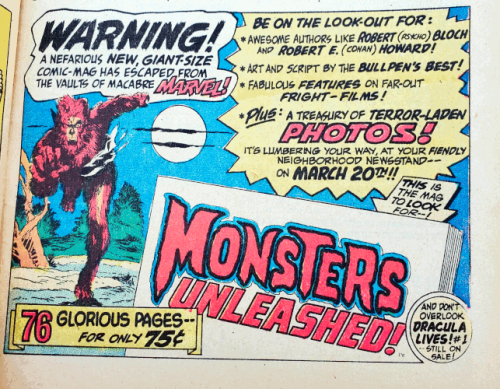 Monsters Unleashed - 1973