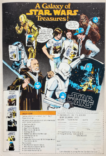 Star Wars Merch 1978