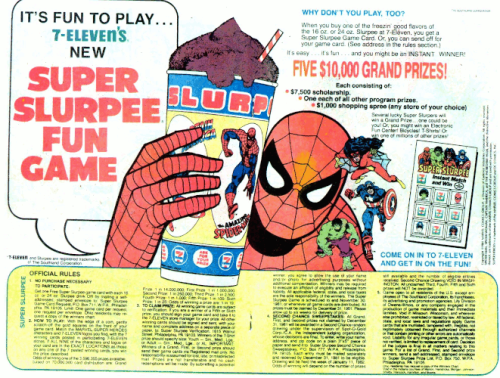 Super Slurpee Fun Game - 1981