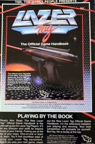 TSR Laser Tag Roleplaying Game - 1987